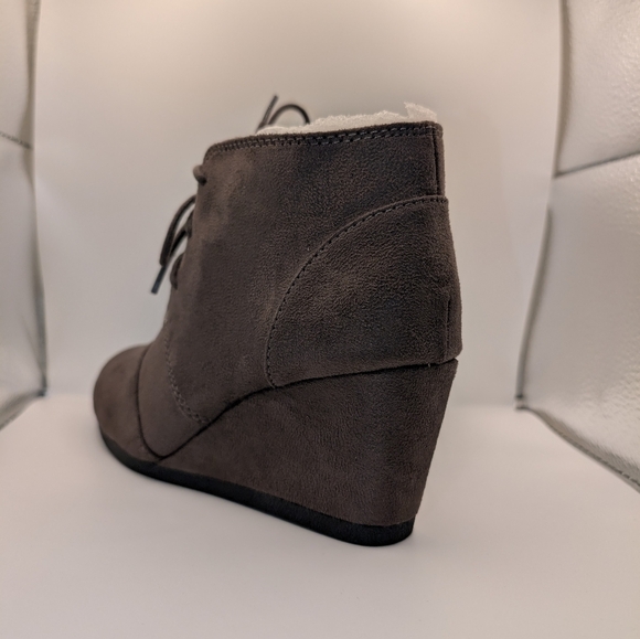 MARCOREPUBLIC Wedge Charcoal Gray Boots / Bootie Size 5 - Picture 7 of 10